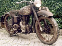 Royal Enfield 350cc de 1950 Modelo G Origem